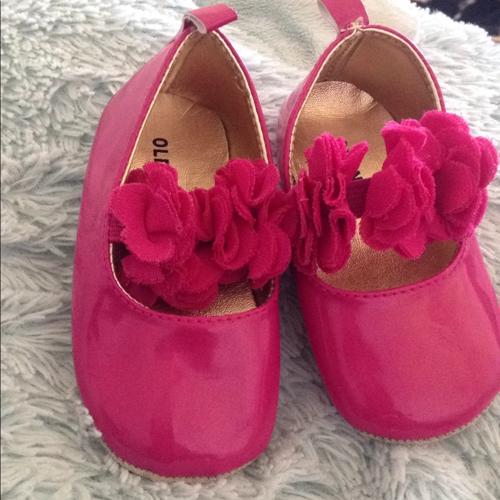 Pink flats size 3 from old navy